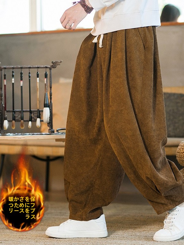 Corduroy Pant Warm - Men's Corduroy Pants Thiened Lined Loose