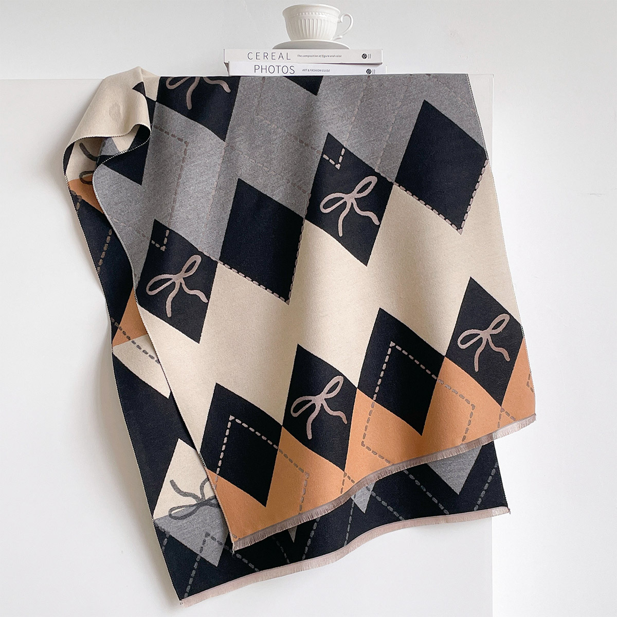 Women Imitation Cashmere Scarf - Cashmere Pashmina Wrap 评论和价格