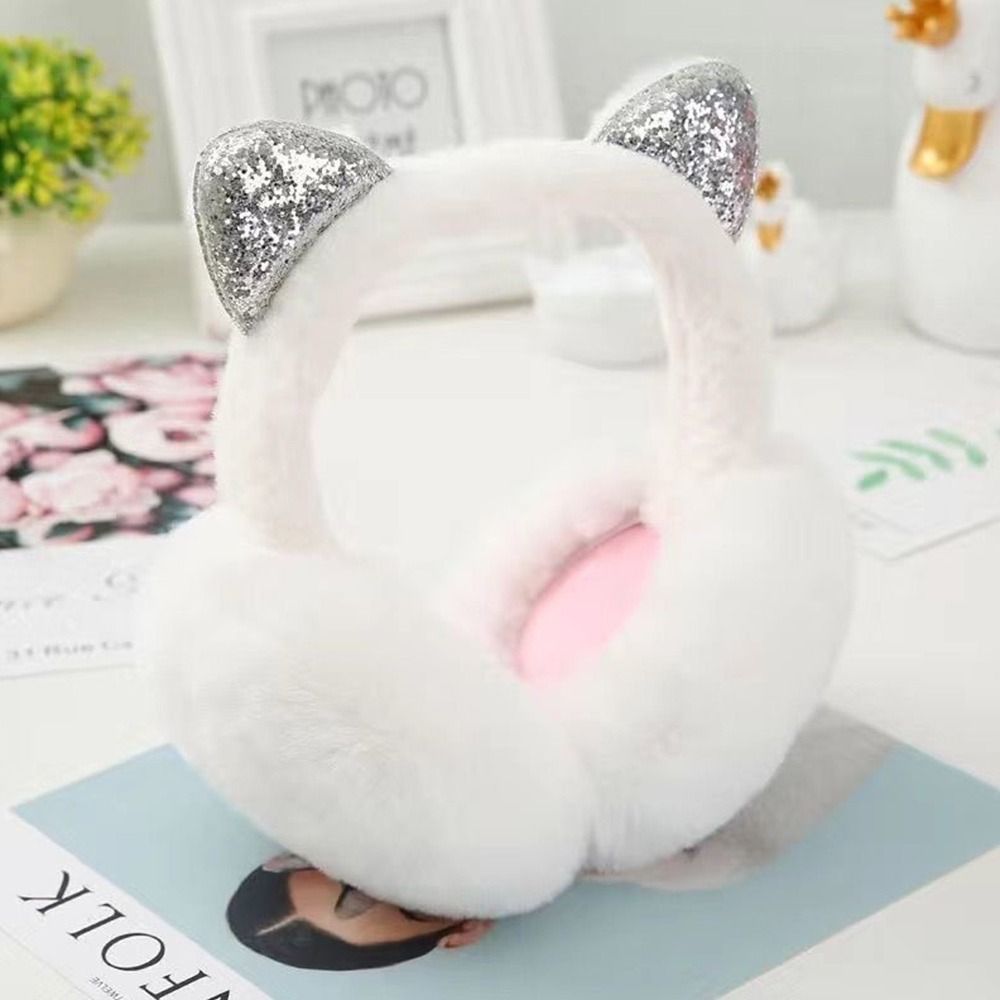 Cute Rabbit Design Animal Ear  - Earmuffs Foldable 评论和价格