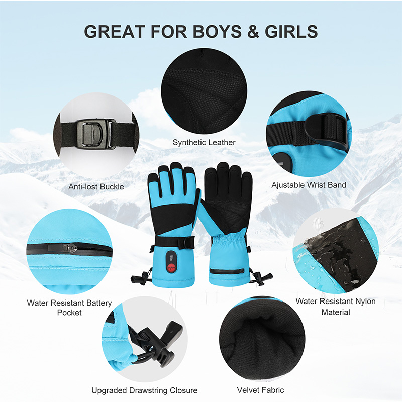 Waterproof Heated Ski Snowboar - Snow Glove Insulated 评论和价格
