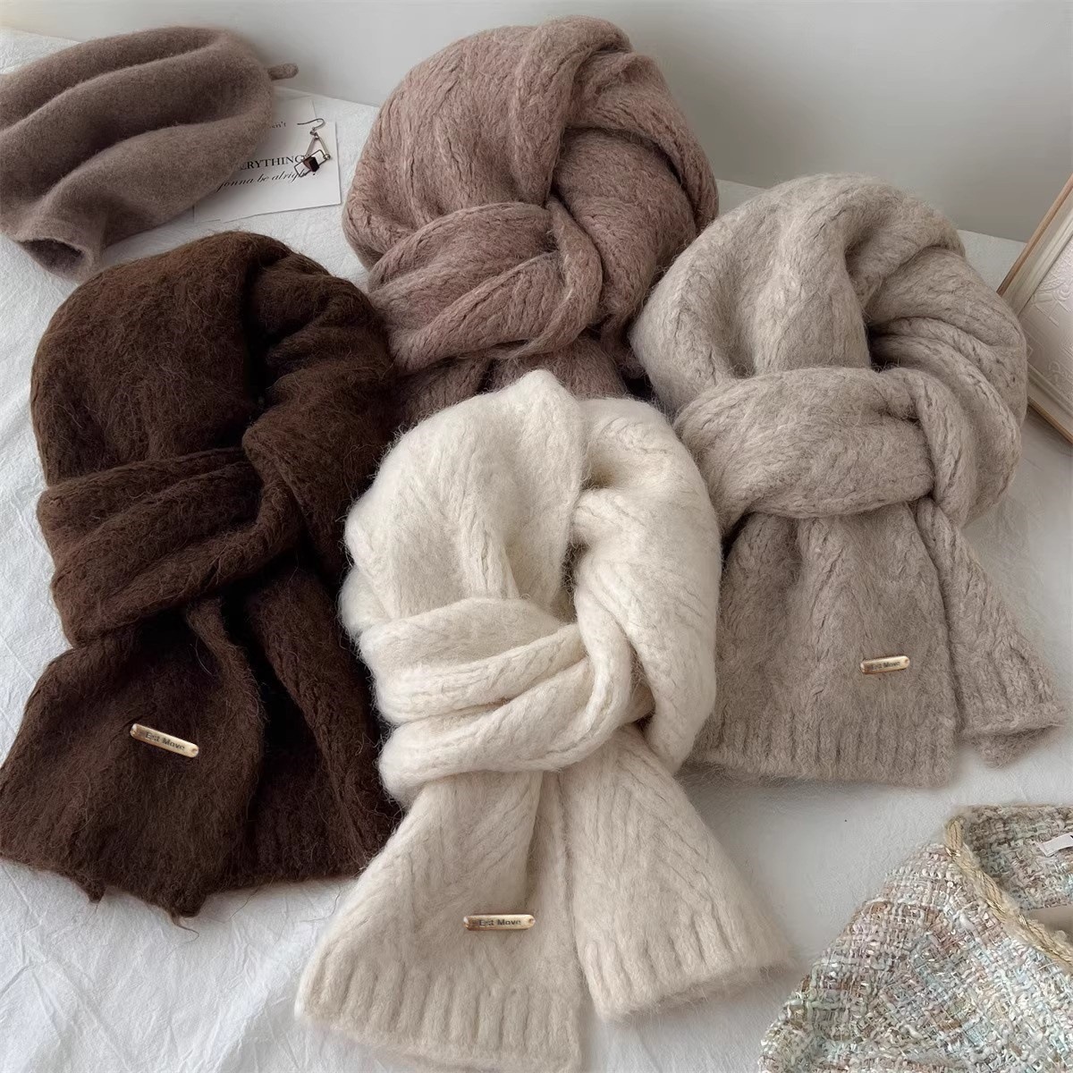 High Quality Wool Scarf Women  - Wool Scarf Men 评论和价格