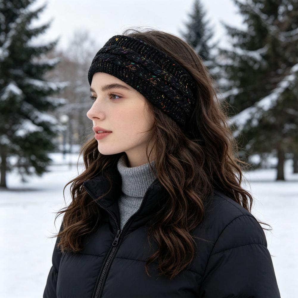 Comfortable Elastic Hair Band  - Fleece Ear Warmer Band 评论和价格