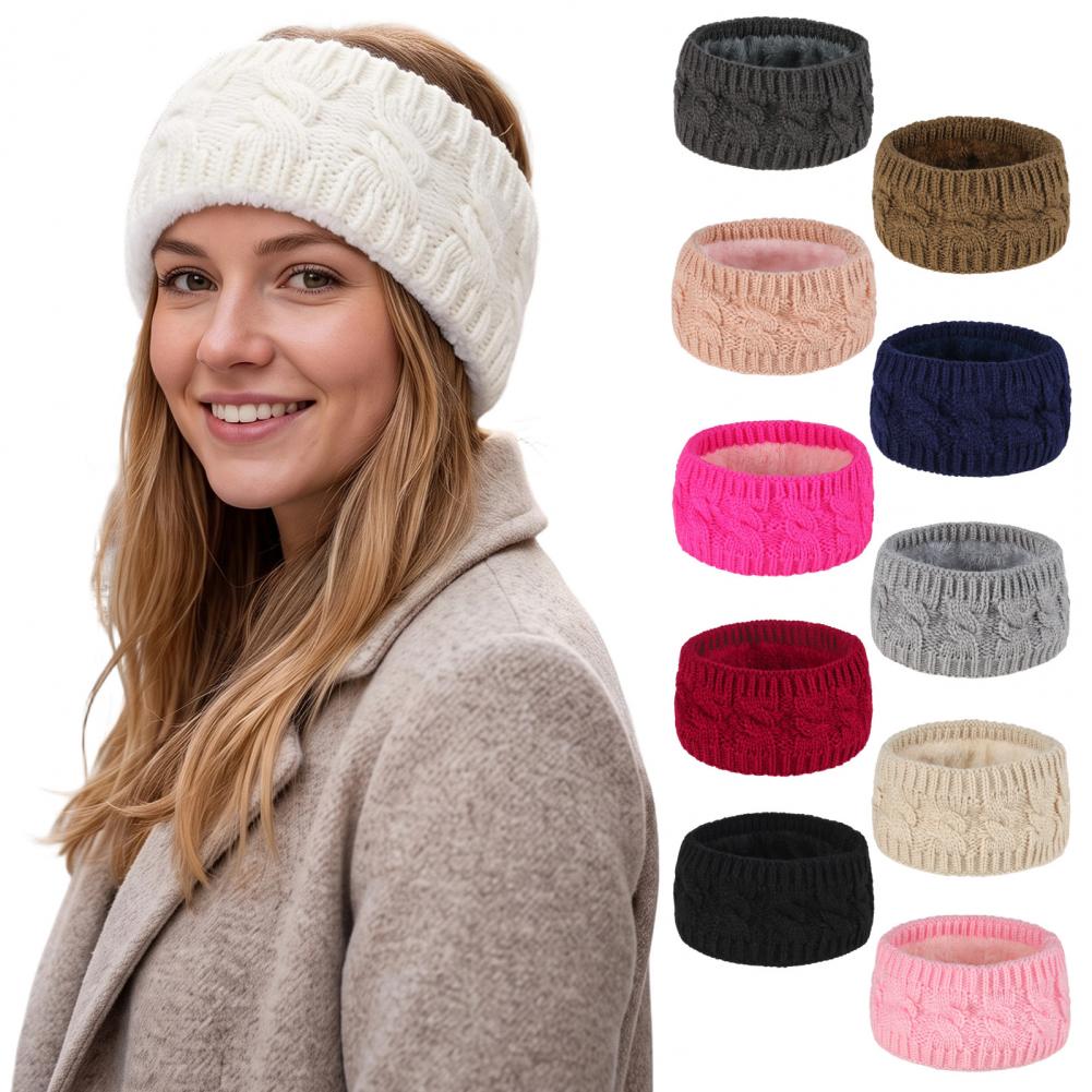 Winter Running Gear for Women  - Fleece Ear Warmer Band 评论和价格