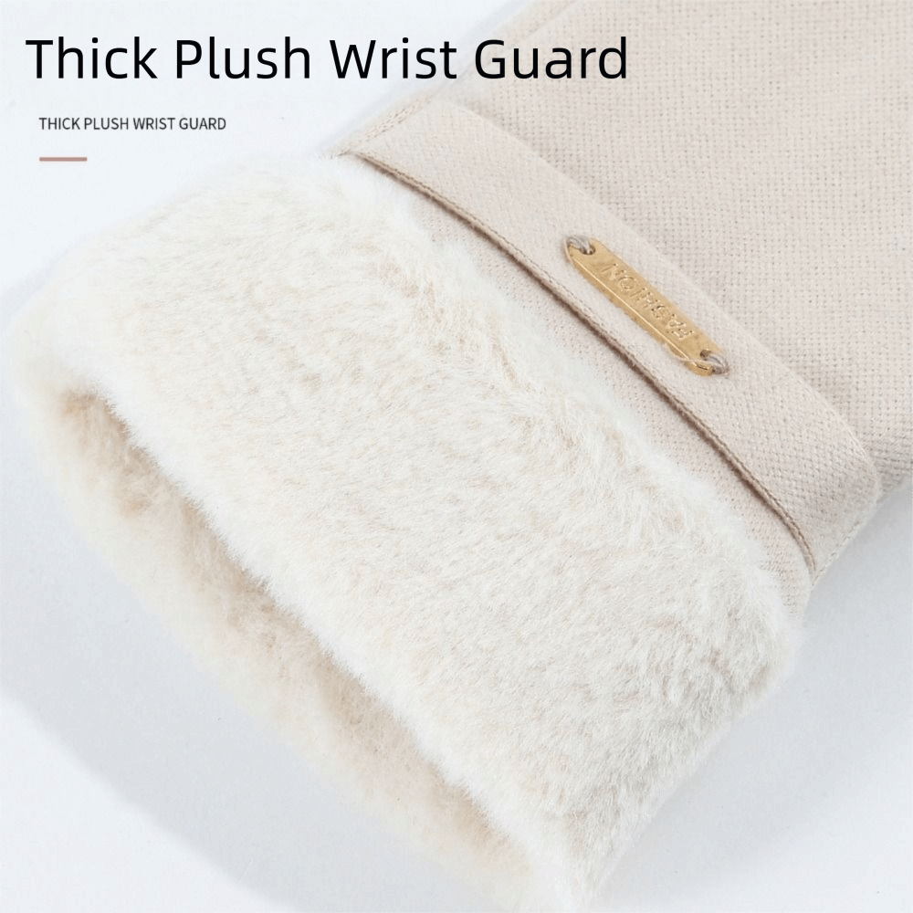 Plus Velvet Lining Winter Touc - Touch Screen Gloves 评论和价格